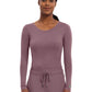 Women's Pocketless Melissa Long Sleeve Underscrub Tee - 5047 - Elderberry