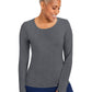 Women's Pocketless Mackenzie Crew Neck Underscrub Tee - 5051 - Heather Grey