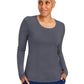 Women's Pocketless Mackenzie Crew Neck Underscrub Tee - 5051 - Pewter