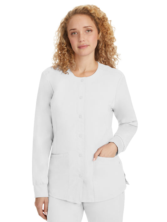 Women's 5-Pocket Daisy Snap-Front Jacket - 5063 - White