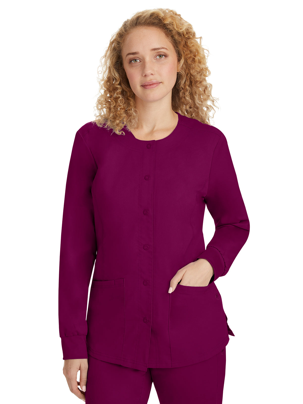 Women's 5-Pocket Daisy Snap-Front Jacket - 5063 - Wine