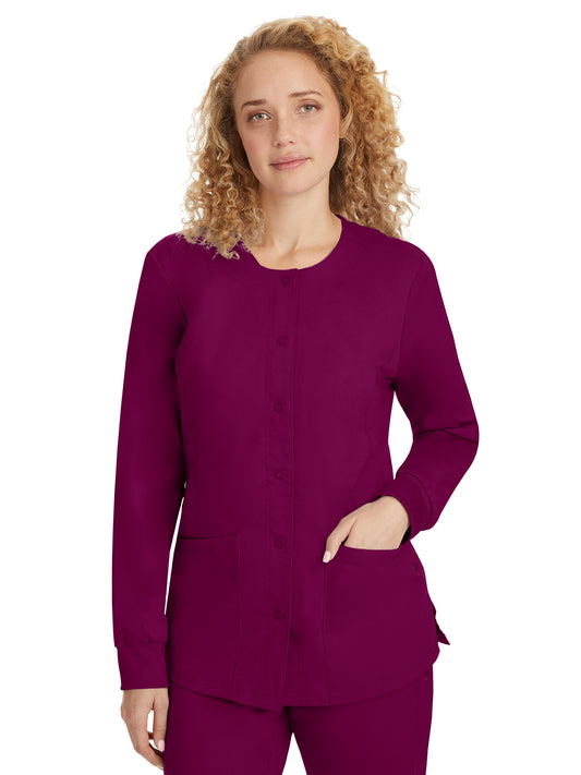 Women's 5-Pocket Daisy Snap-Front Jacket - 5063 - Wine