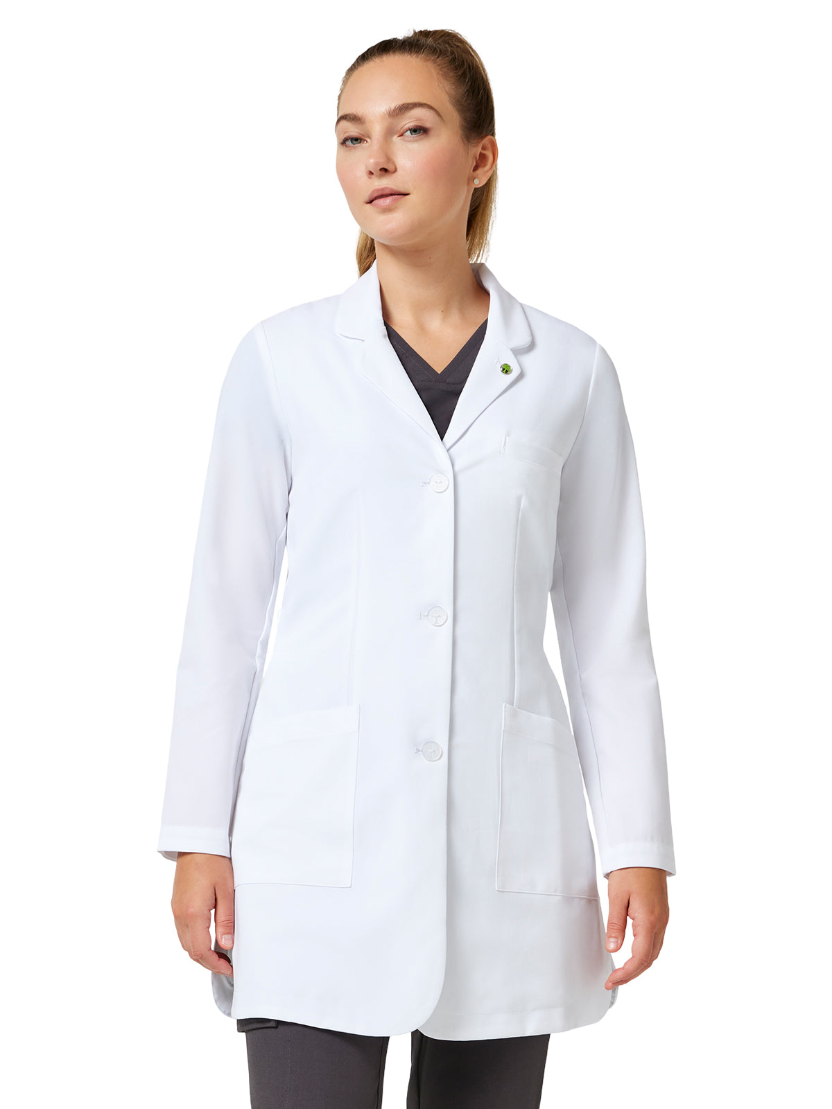 Women's Four-Pocket 35" Fiona Lab Coat - 5101 - White