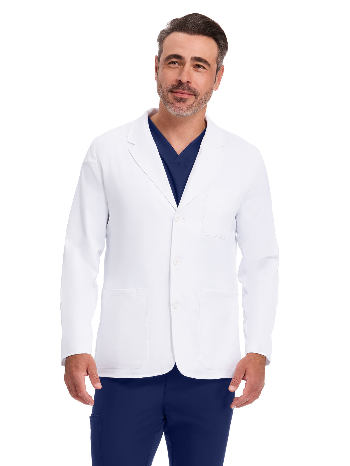 Men's Five-Pocket 30.5" Leo Consultation Lab Coat - 5150 - White