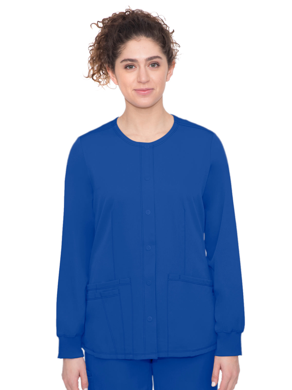 Women's 4-Pocket Megan Snap Front Jacket - 5500 - Galaxy Blue