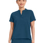 Women's 1-Pocket Macy Mandarin Top - 650 - Caribbean
