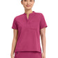 Women's 1-Pocket Macy Mandarin Top - 650 - Cherry Wine