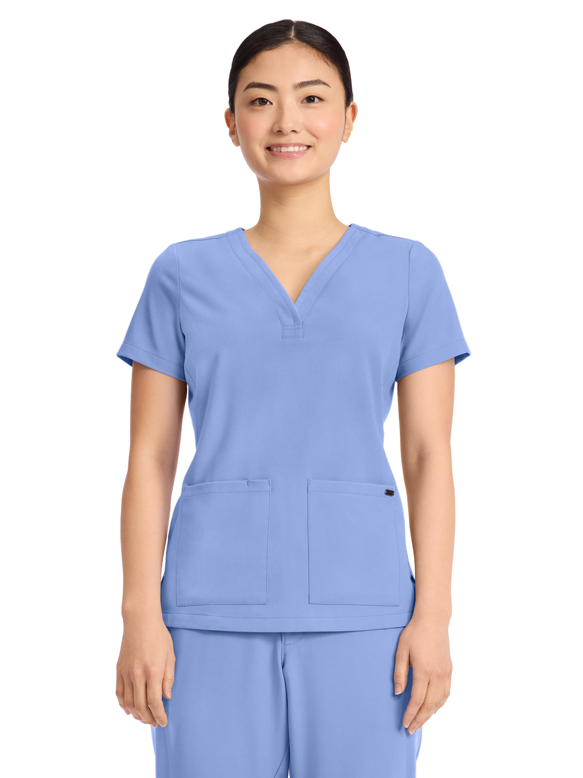 Women's 3-Pocket Y-Neck Top - 751 - Ceil