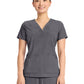 Women's 3-Pocket Y-Neck Top - 751 - Pewter