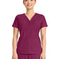 Women's 3-Pocket Y-Neck Top - 751 - Wine