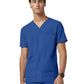 Men's 4-Pocket V-Neck Scrub Top - 753 - Royal