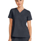 Women's 1-Pocket V-Neck Top - 755 - Pewter