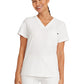 Women's 1-Pocket V-Neck Top - 755 - White Gardenia