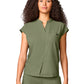 Women's 1-Pocket Mandarin Collar Top - 757 - Olive