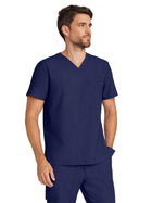 Men's 1-Pocket V-Neck Top - 758 - Navy