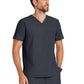 Men's 1-Pocket V-Neck Top - 758 - Pewter