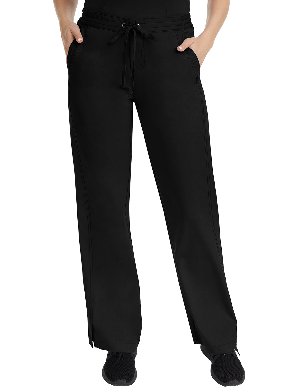 Women's 2-Pocket Taylor Flat Front Pant - 9095 - Black