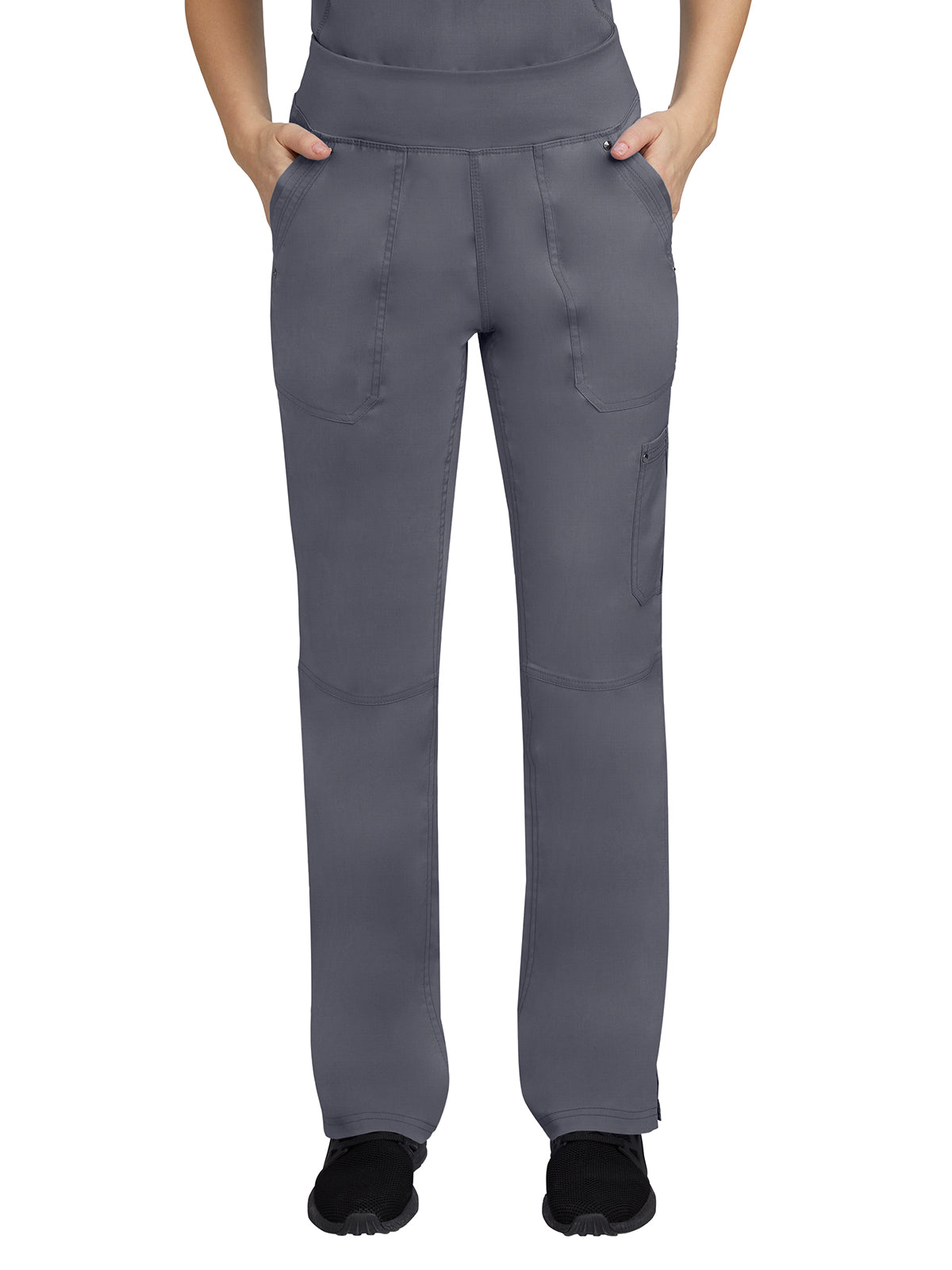 Women's 5-Pocket Tori Yoga Waistband Pant - 9133 - Pewter