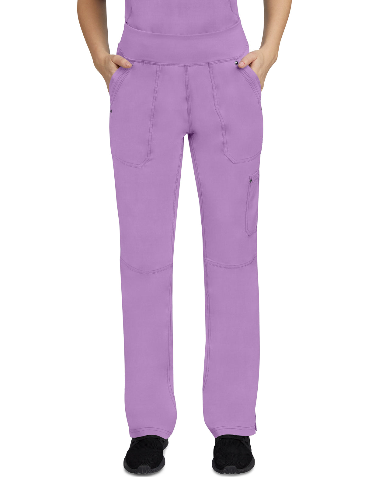Women's 5-Pocket Tori Yoga Waistband Pant - 9133 - Purple Moonstone