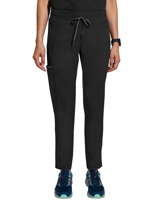 Women's 4-Pocket Niko Tapered Leg Pant - 9157 - Black
