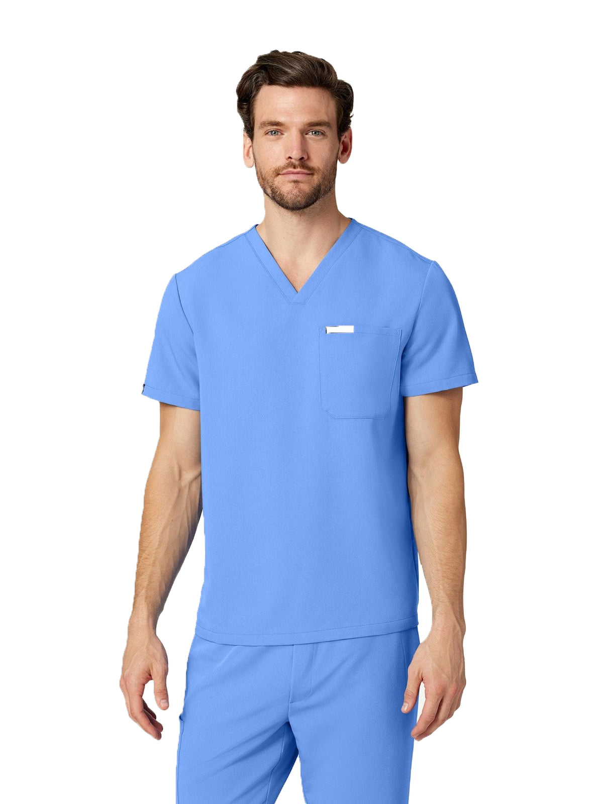 Men's Tuckable V-Neck Holmes Top - M10001 - Ceil Blue