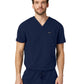 Men's Tuckable V-Neck Holmes Top - M10001 - Midnight Navy