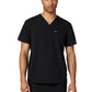 Men's 3-Pocket V-Neck Platt Top - M10002 - Black