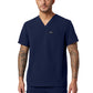 Men's 3-Pocket V-Neck Platt Top - M10002 - Midnight Navy