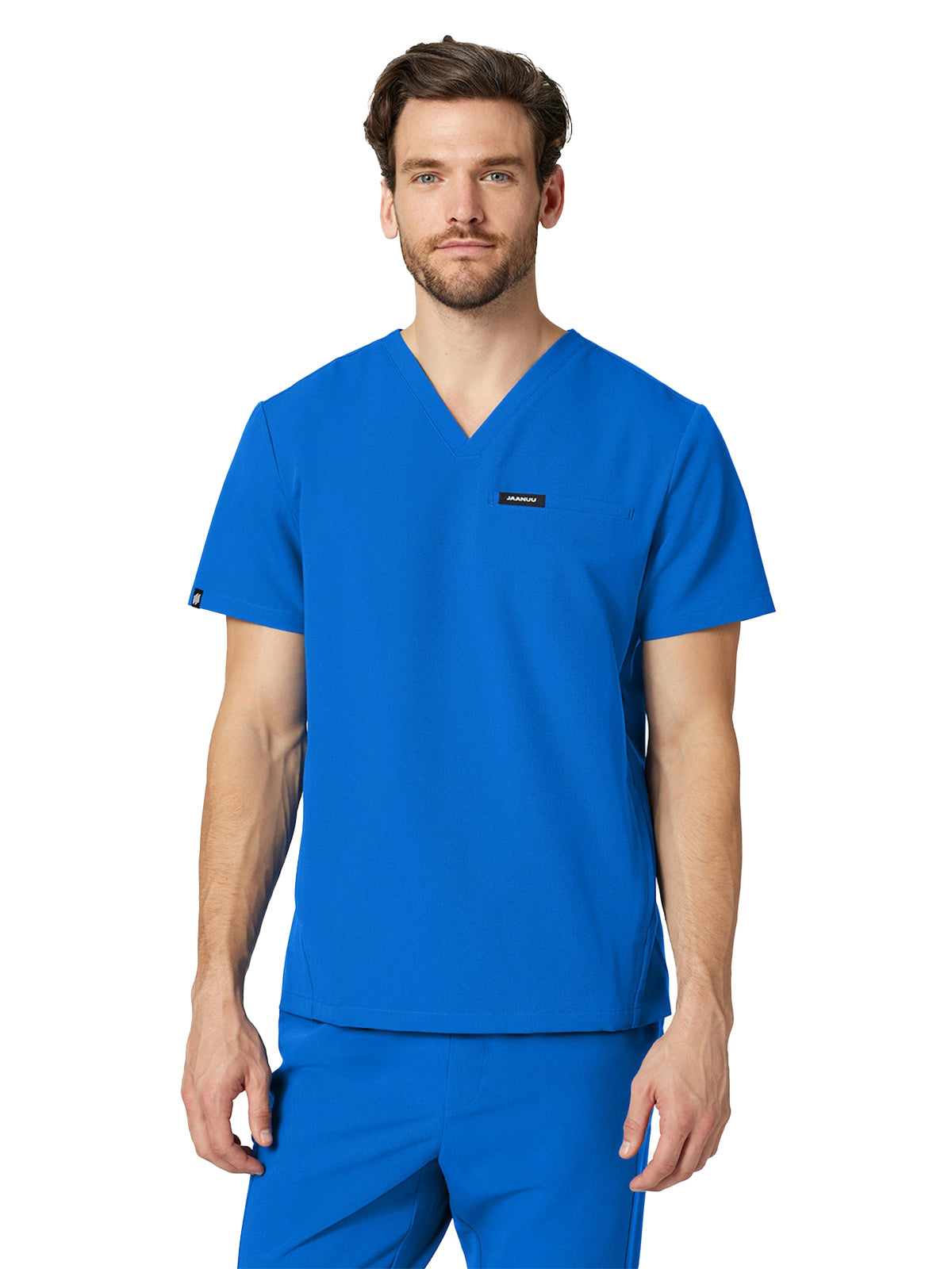 Men's 3-Pocket V-Neck Platt Top - M10002 - Royal Blue