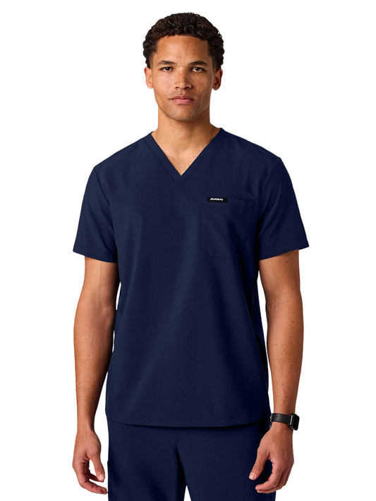 Men's 1-Pocket Holmes Scrub Top - M10025 - Midnight Navy