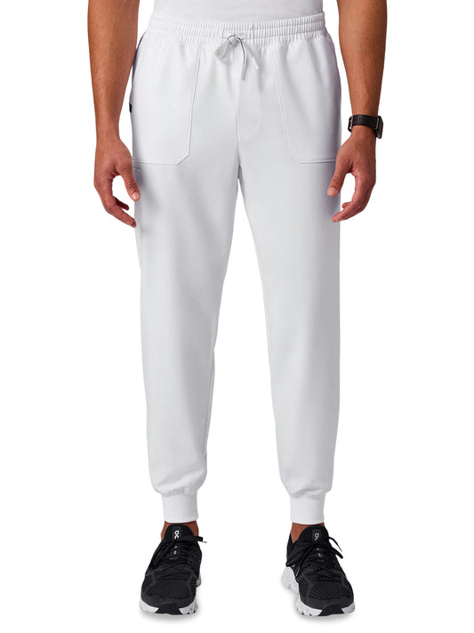 Men's 8-Pocket Osmo Cargo Scrub Jogger - M120001 - White