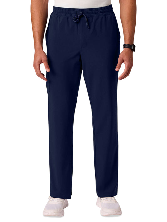 Men's 6-Pocket Rhodes Straight Leg Scrub Pant - M20023 - Midnight Navy