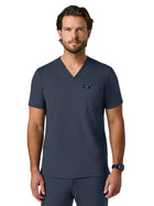 Men's 1-Pocket Asher Scrub Top - M30008 - Carbon Gray
