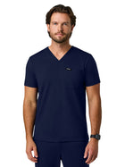 Men's 1-Pocket Asher Scrub Top - M30008 - Midnight Navy