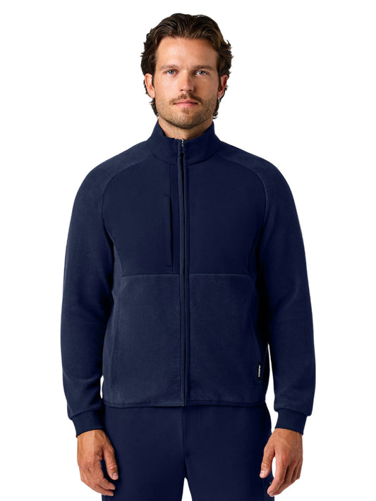 Men's Three-Pocket Cloud Hybrid Fleece Jacket - M60016 - Midnight Navy