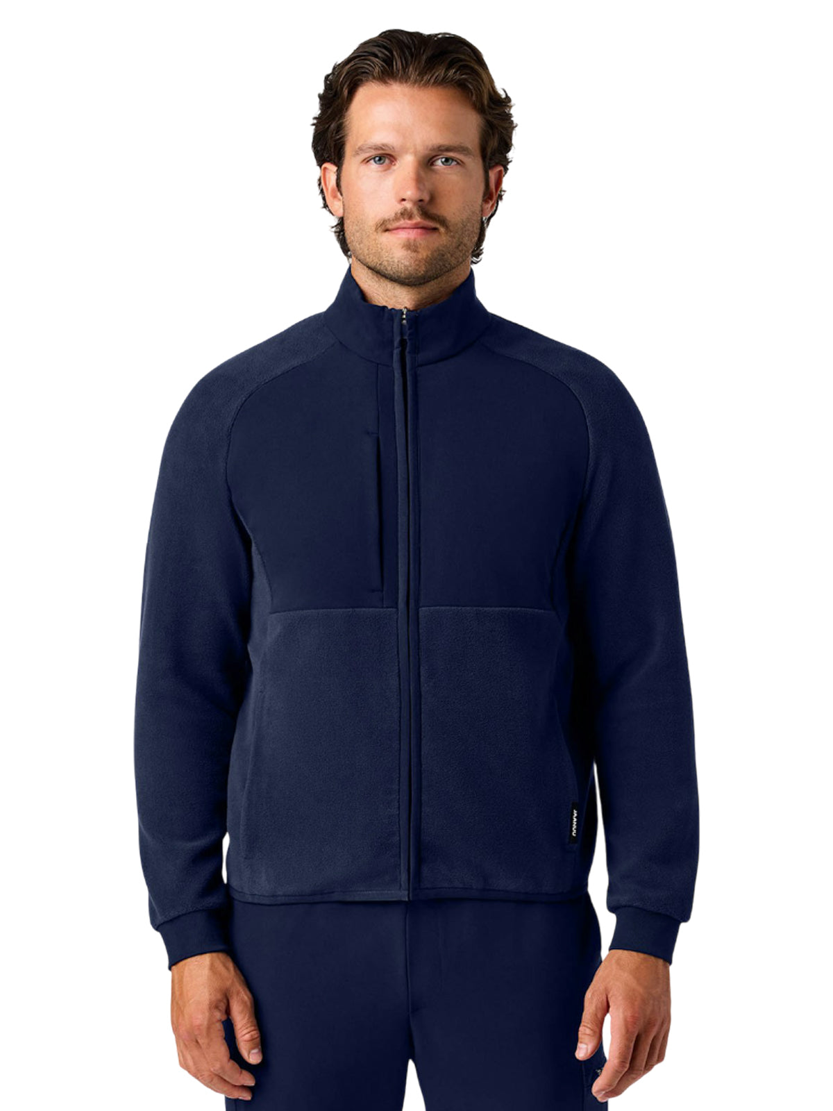 Men's Three-Pocket Cloud Hybrid Fleece Jacket - M60016 - Midnight Navy