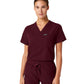 Women's Everyday V-Neck Rhena Top - W10001 - Burgundy