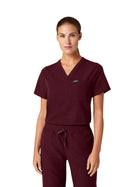 Women's Everyday V-Neck Rhena Top - W10001 - Burgundy