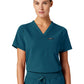 Women's Everyday V-Neck Rhena Top - W10001 - Caribbean Blue