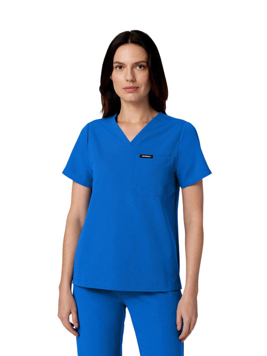 Women's Everyday V-Neck Rhena Top - W10001 - Royal Blue