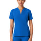 Women's Fit and Flare V-Neck Calix Top - W10003 - Royal Blue