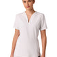 Women's Fit and Flare V-Neck Calix Top - W10003 - White