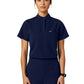 Women's Tuck-In Stand-Collar Savi Top - W10006 - Midnight Navy