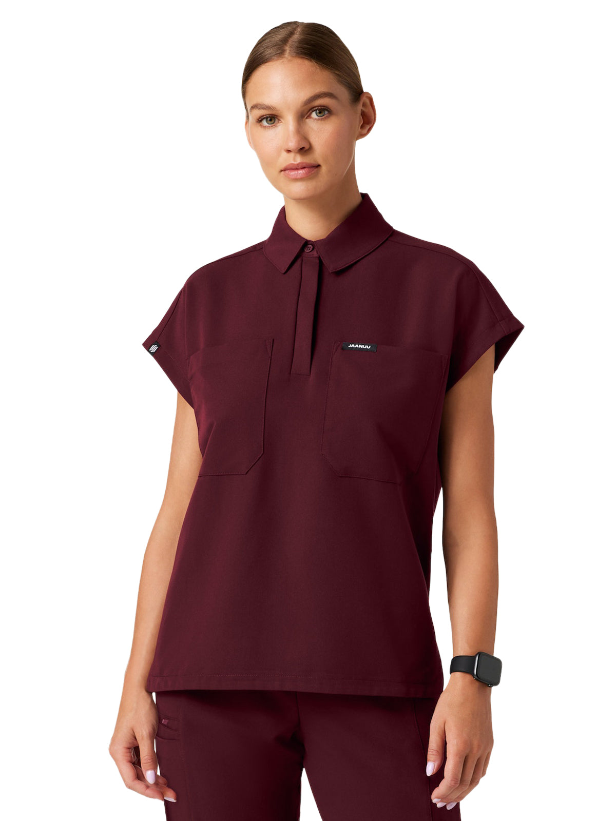 Women's Dolman Sleeve Acta Top - W10008 - Burgundy