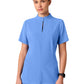 Women's 2-Pocket Aria Fit & Flare Scrub Top - W10039 - Ceil Blue