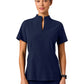 Women's 2-Pocket Aria Fit & Flare Scrub Top - W10039 - Midnight Navy