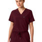 Women's 1-Pocket Rhena Scrub Top - W10040 - Burgundy