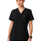 Women's 1-Pocket Rhena Scrub Top - W10040 - Black