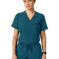 Women's 1-Pocket Rhena Scrub Top - W10040 - Caribbean Blue