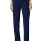 Women's Knit Waist Mid-Rise Xenos Pant - W20001 - Midnight Navy